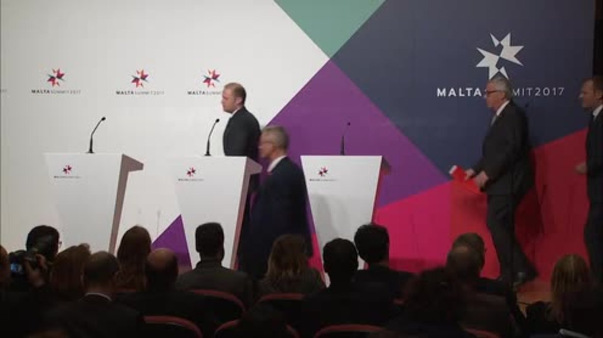 Malta: EU leaders agree to halt refugee influx from Libya