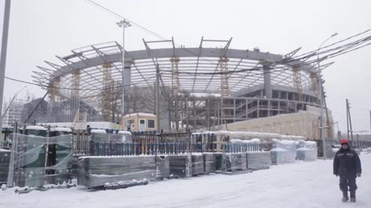 Russia: Mutko inspects FIFA World Cup stadium in Yekaterinburg