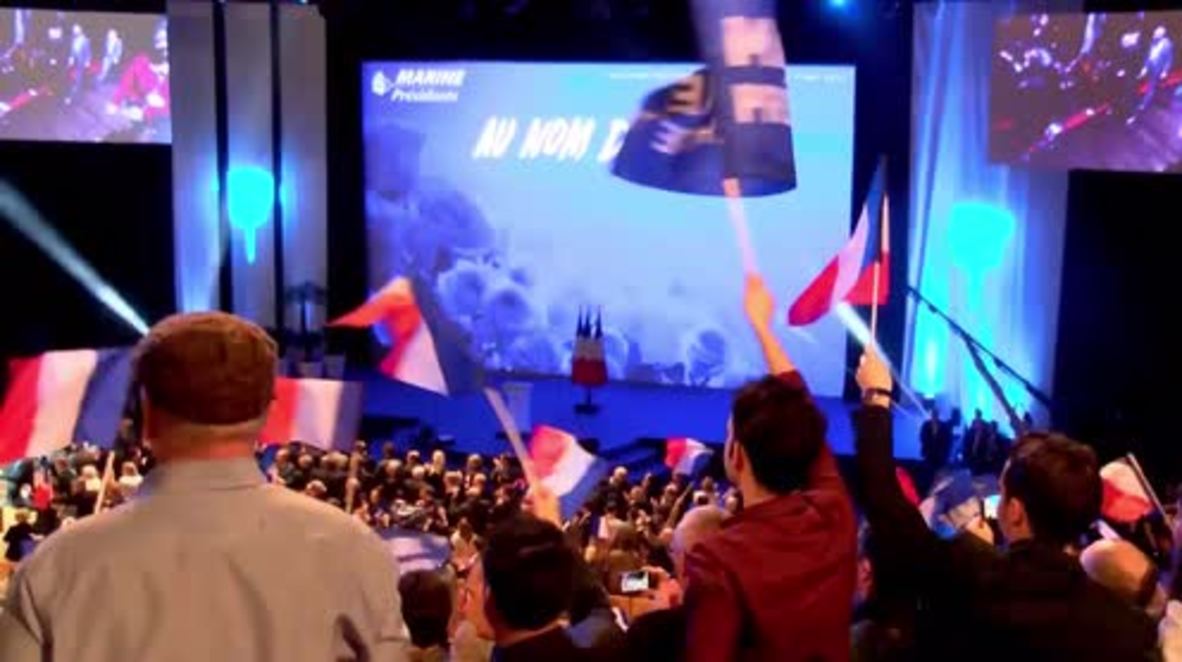 France: Le Pen officially kicks off presidential campaign in Lyon