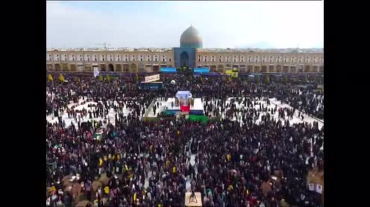 Iran: Hundreds of thousands celebrate Islamic Revolution's 38th anniversary