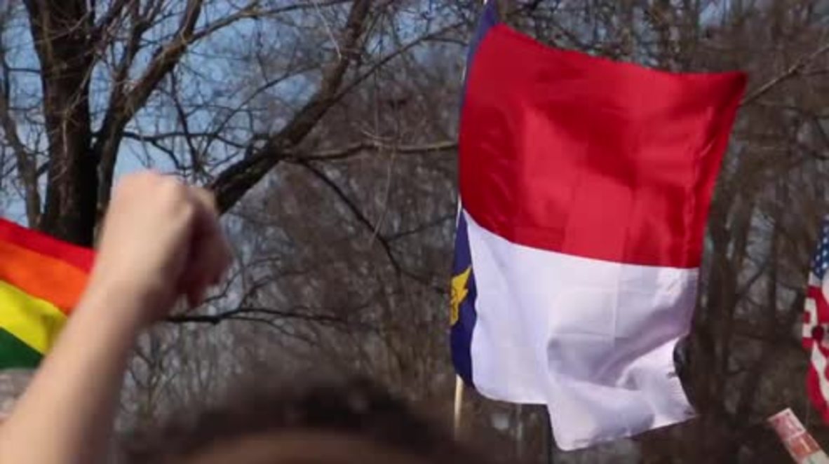 USA: NAACP hold 11th annual 'Moral March' in Raleigh
