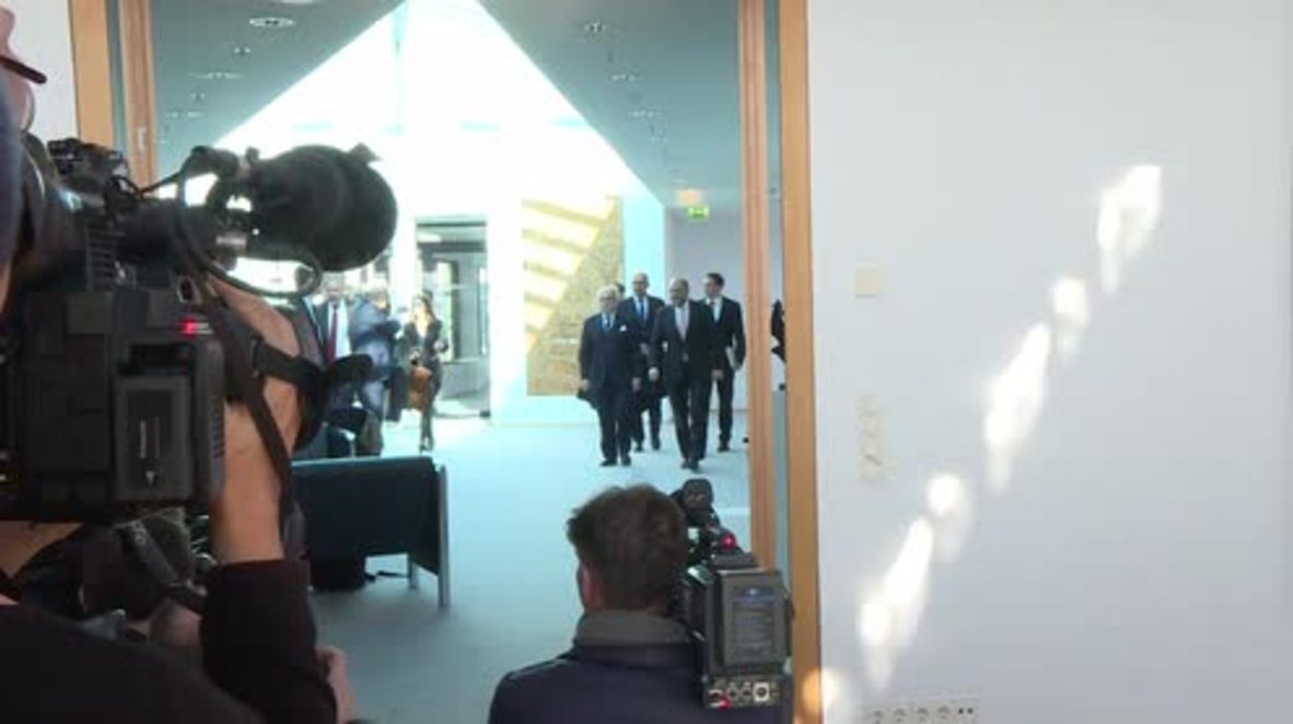 Germany: SPD leader Schulz meets French PM Cazeneuve at party HQ