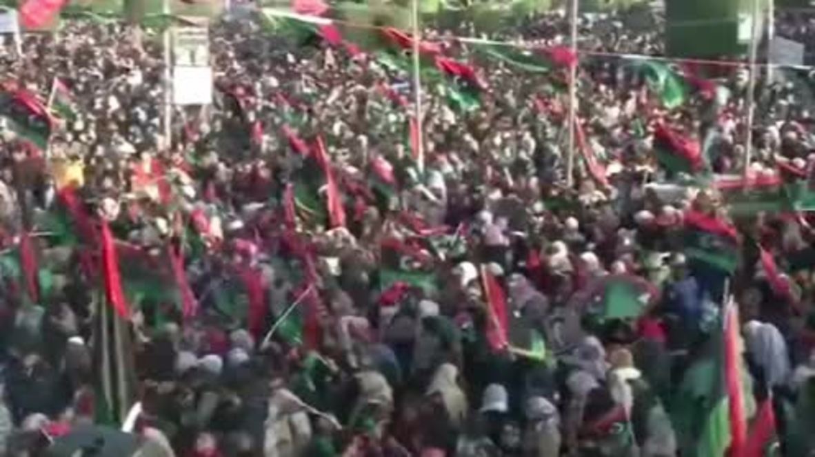 Libya: Celebrations in Tripoli on anniversary of Libyan revolution