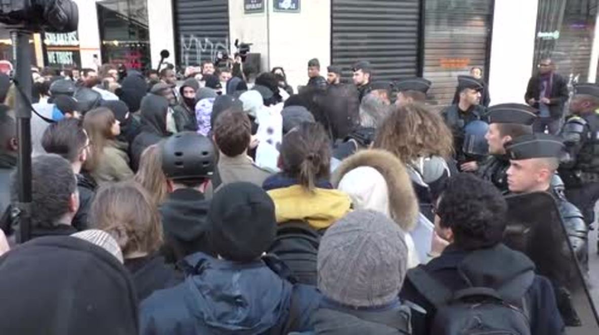 France: Tear gas and clashes take Paris as anti-police brutality demos continue