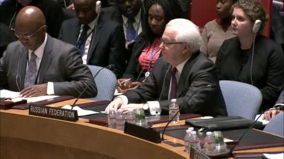 UN: Russia's UN representative Vitali Churkin dies *ARCHIVE*