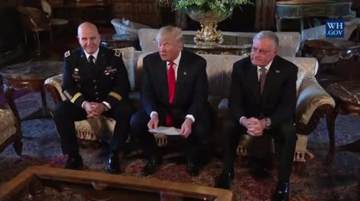 USA: Trump appoints General H. R. McMaster as new national security advisor