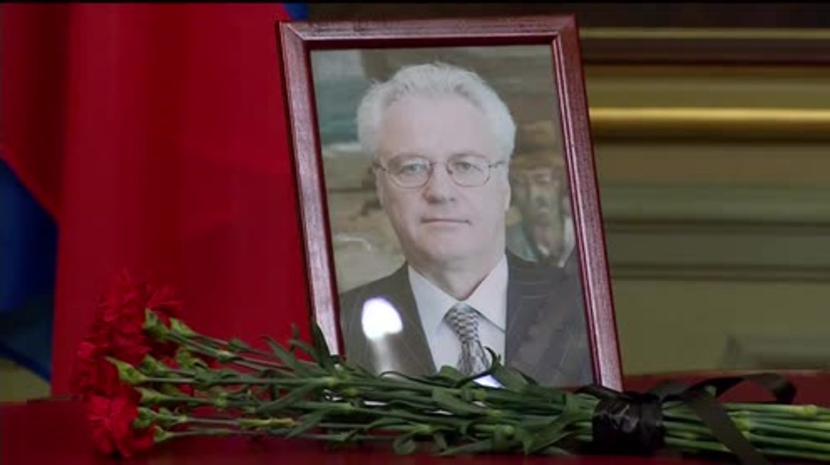 Russia: Lavrov and Swedish FM hold minute silence to honour Vitali Churkin