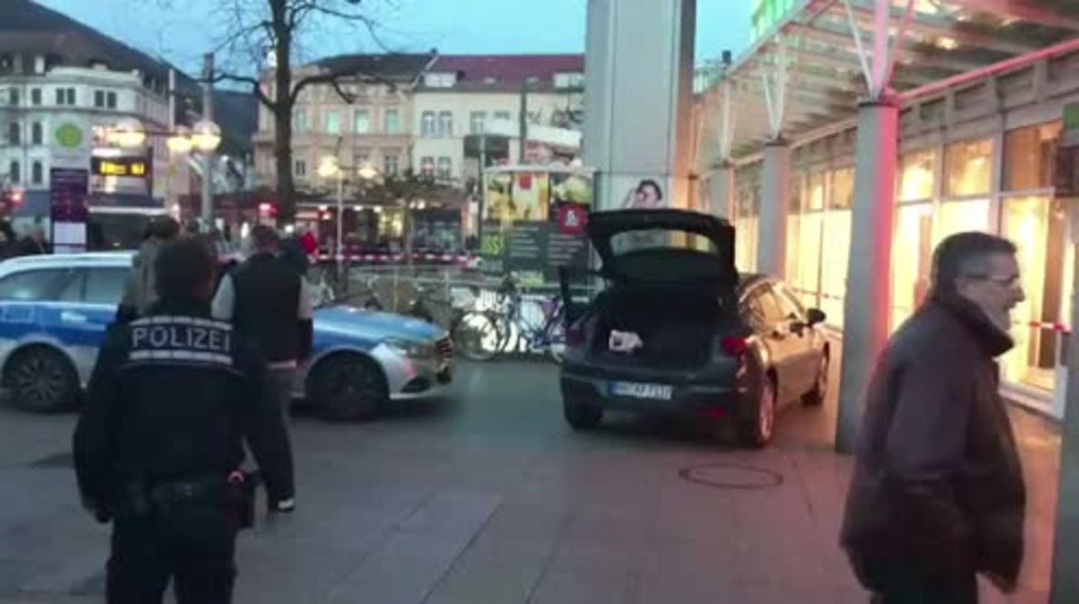 Germany: 3 injured after man drives car into people in Heidelberg; assailant shot by police