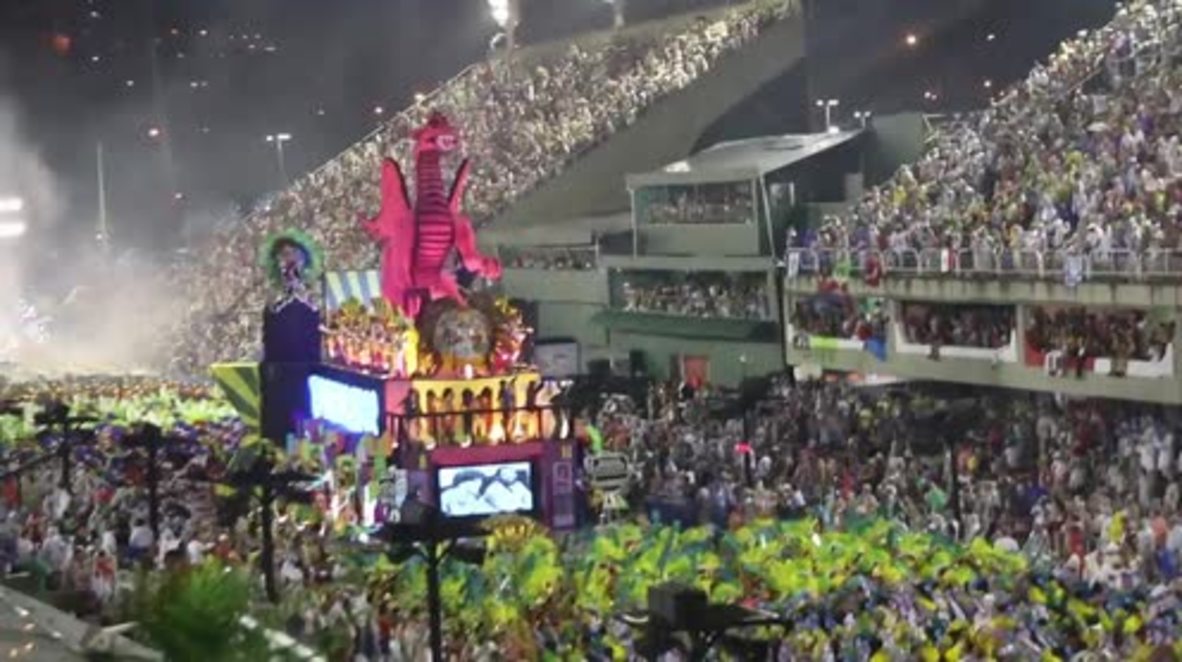 Brazil: Rio revels with Carnival spirit as Samba schools compete in parade