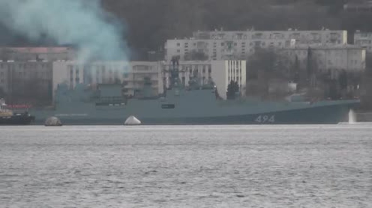 Russia: Admiral Grigorovich departs Sevastopol for deployment in Syria - reports