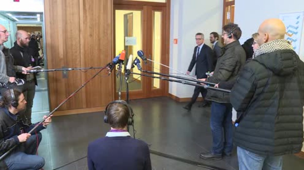 Germany: De Maiziere discusses federal anti-terror drills