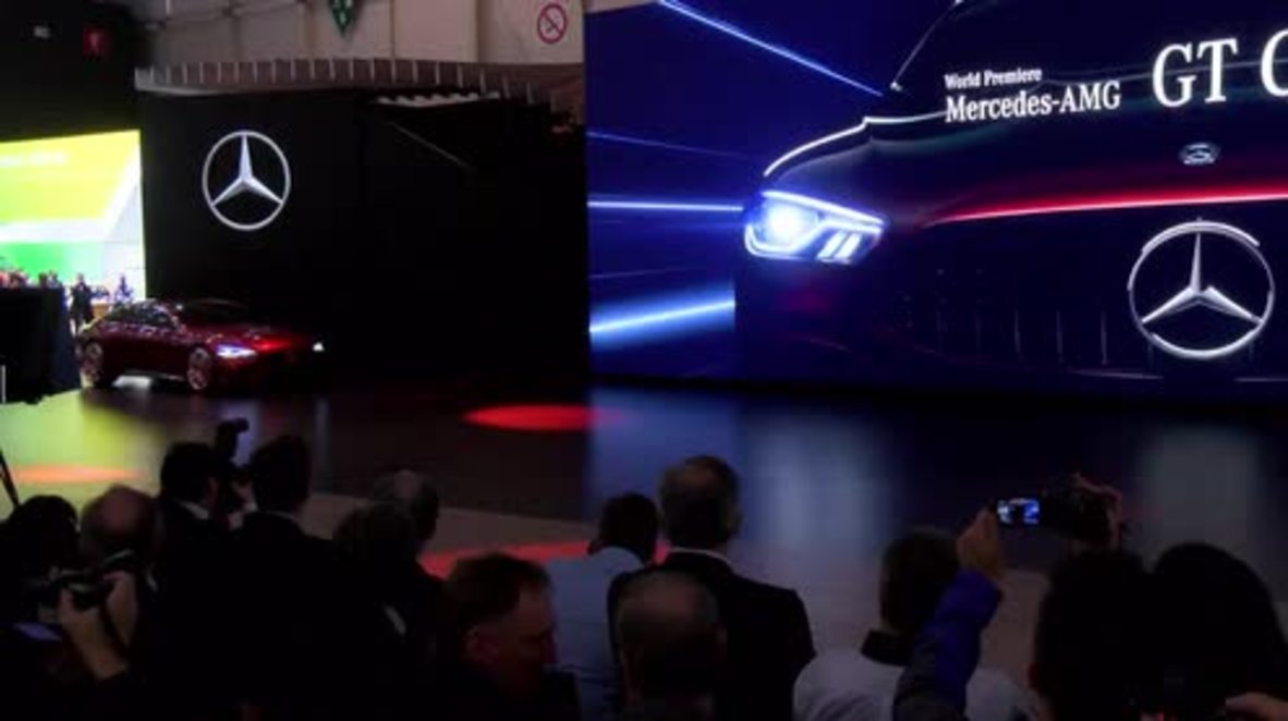 Switzerland: Mercedes AMG concept car presented at Geneva Motor Show
