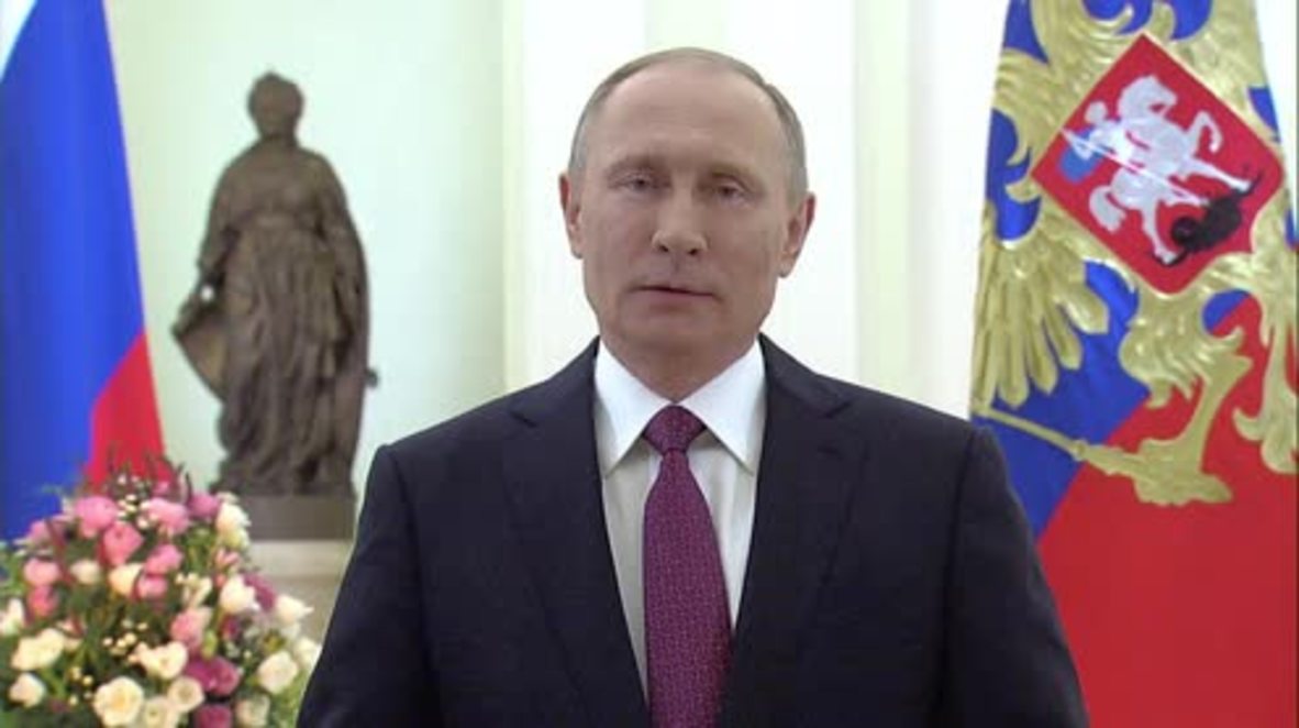 Russia: Putin delivers International Women's Day address