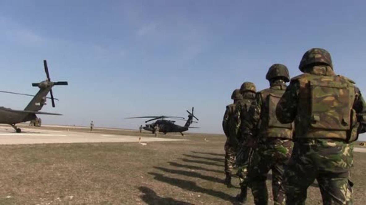 Romania: US deploys Black Hawk helicopters for NATO drills