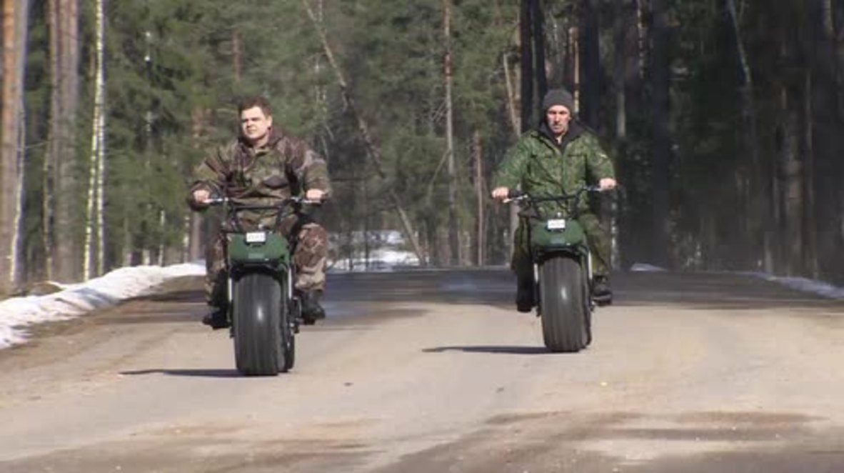 Russia: New all-terrain two-wheel drive motorcycle tested in Kaluga