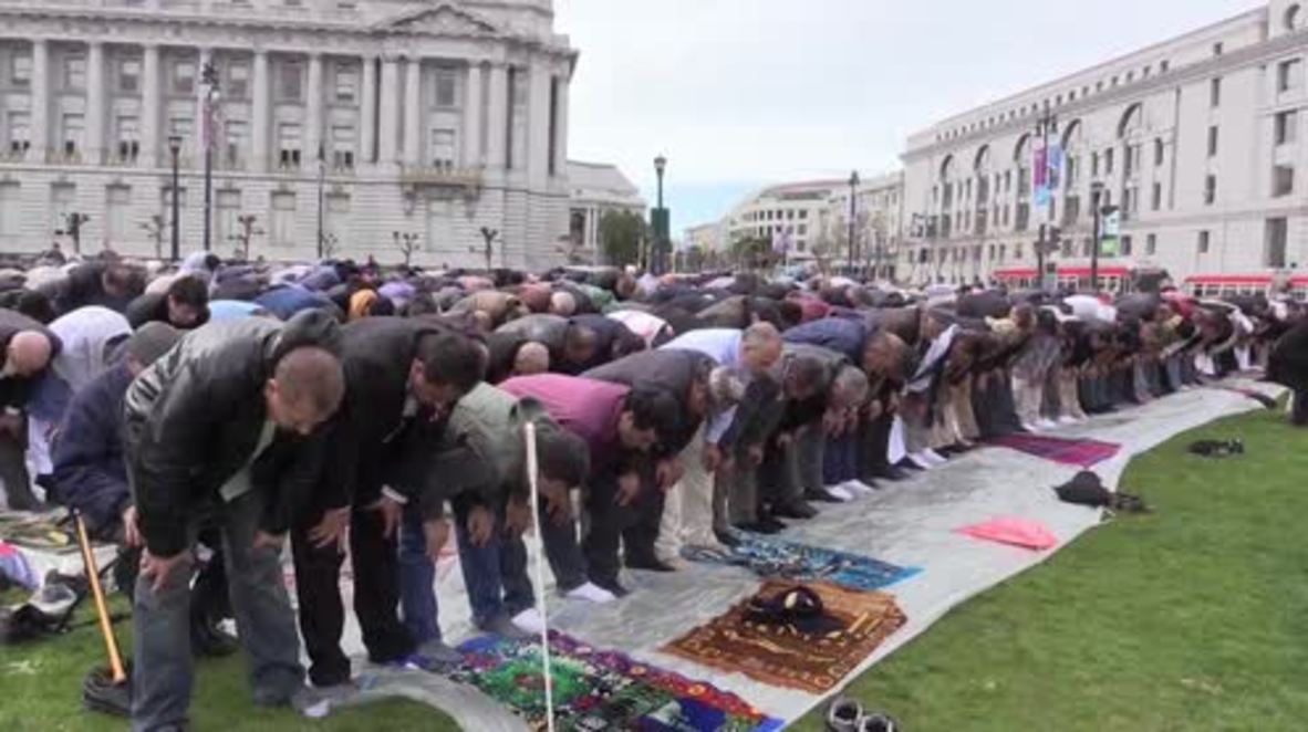 USA: Yemeni-Americans decry 'Muslim Ban 2.0' with mass Friday prayer in SF