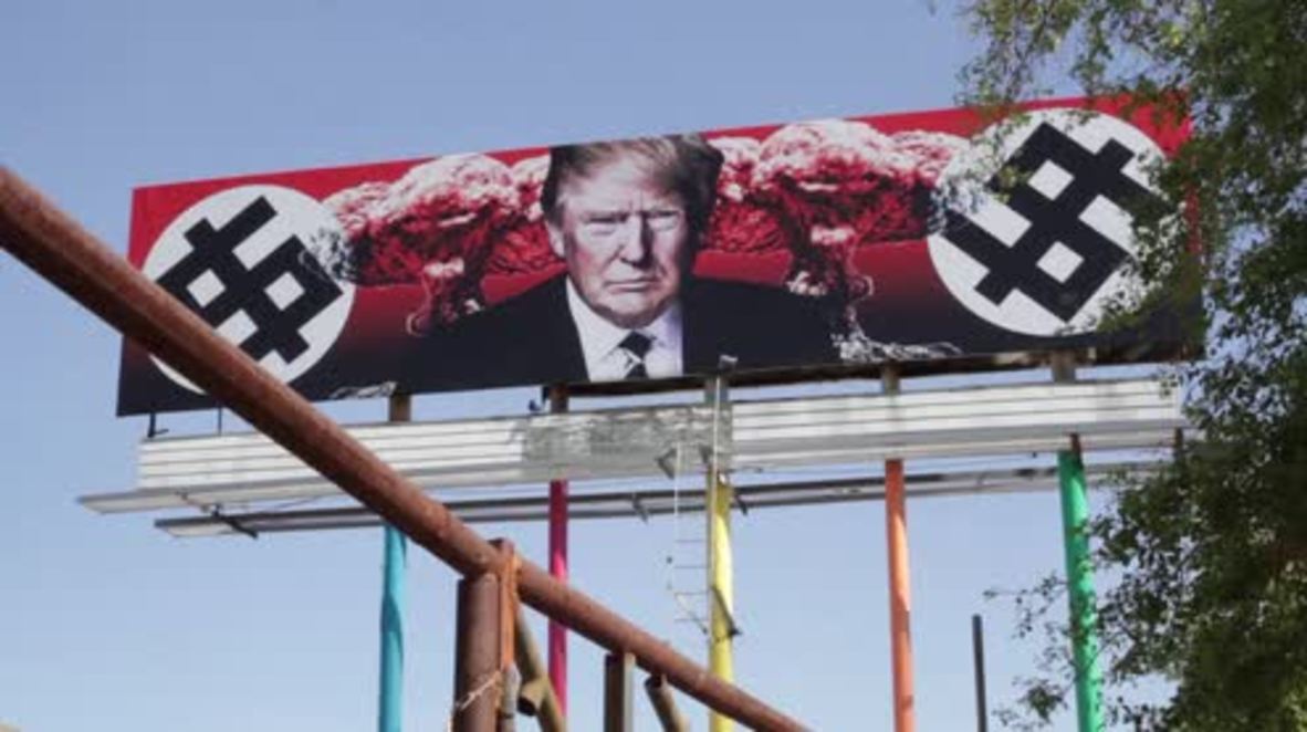 USA: Trump billboard resembling Nazi-like imagery unveiled in Phoenix