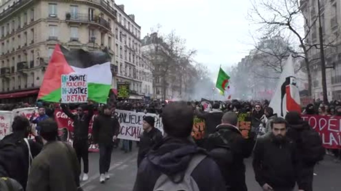 France: Thousands march against racism and police brutality in Paris