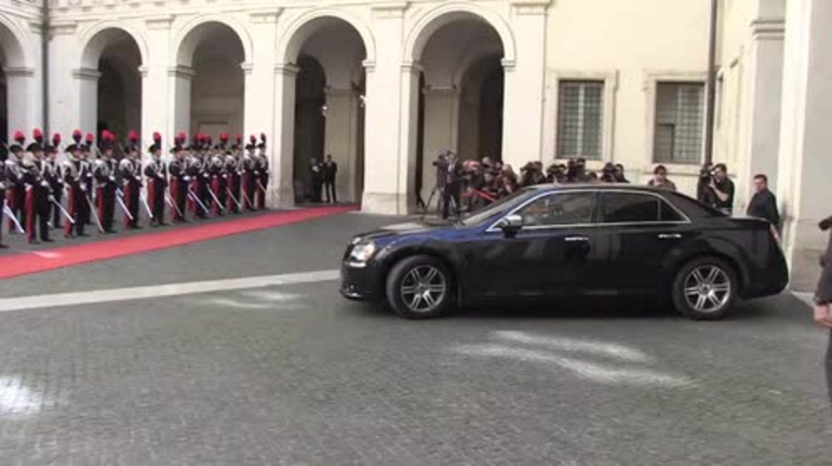 Italy: Al-Sarraj meets Gentiloni in Rome