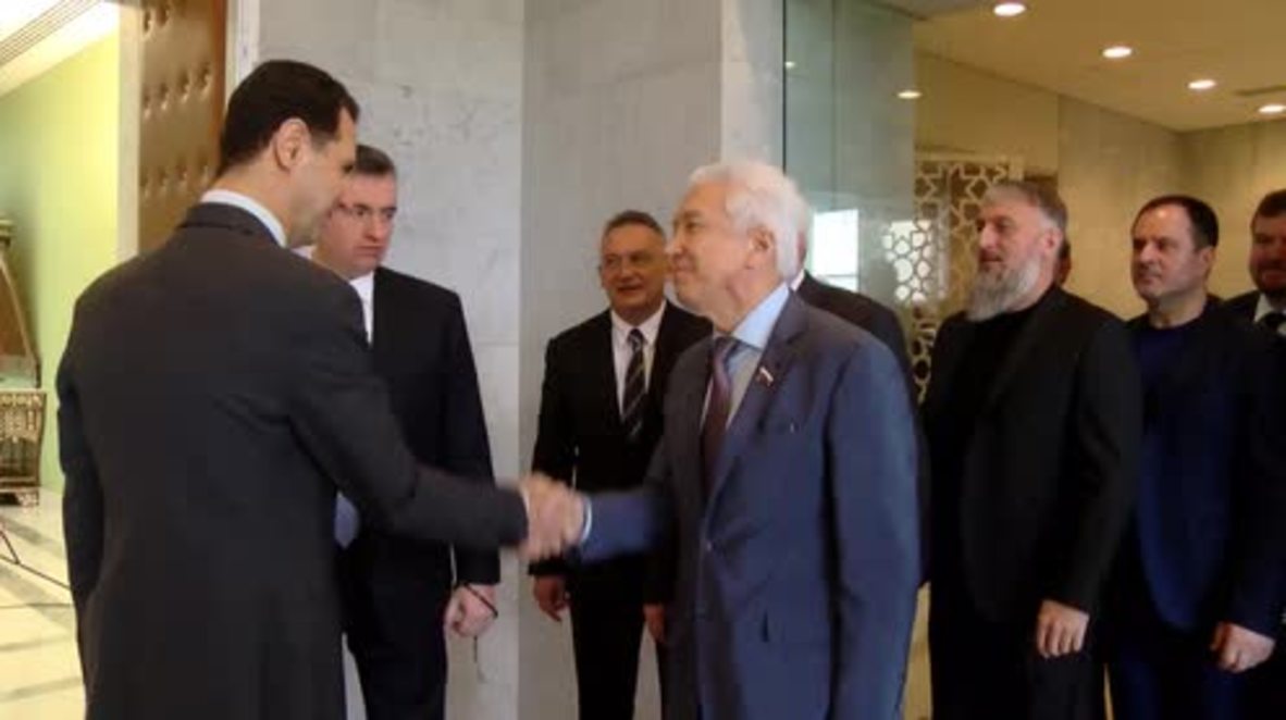 Syria: Russian and EU politicians hold 3 hour meeting with Assad