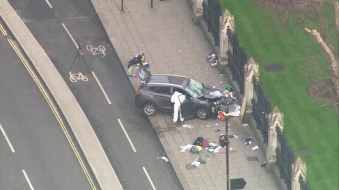UK: Footage captures car driven into crowd in Westminster; death toll rises to 4 – reports