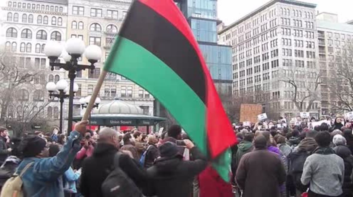USA: Hundreds demand justice for Timothy Caughman on streets of New York City