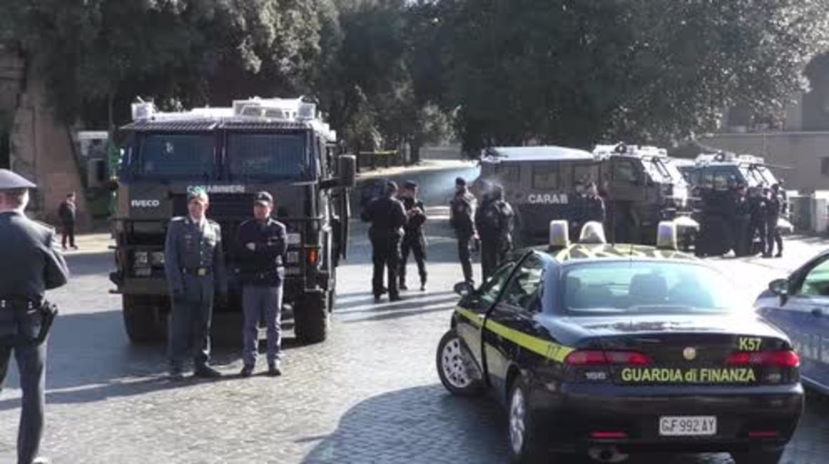 Italy: Security increased in Italian capital as EU leaders prepare to celebrate Treaty of Rome