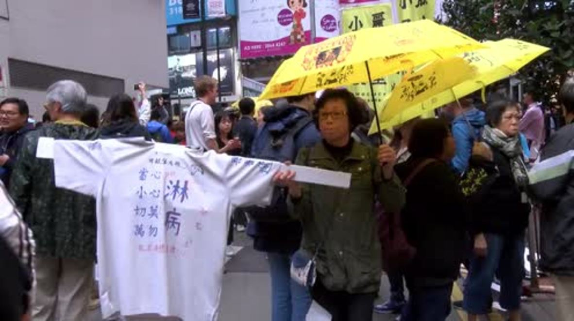 Hong Kong: Thousands of protesters rally against 'fake' Hong Kong elections