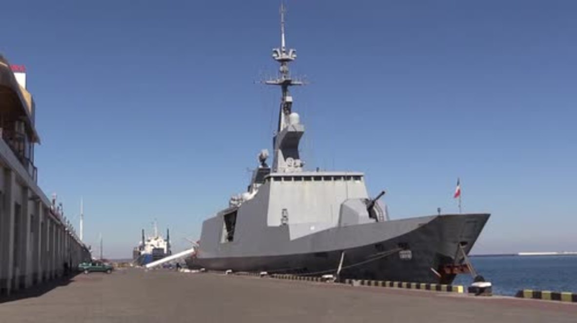 Ukraine: French stealth frigate La Fayette arrives in Odessa port