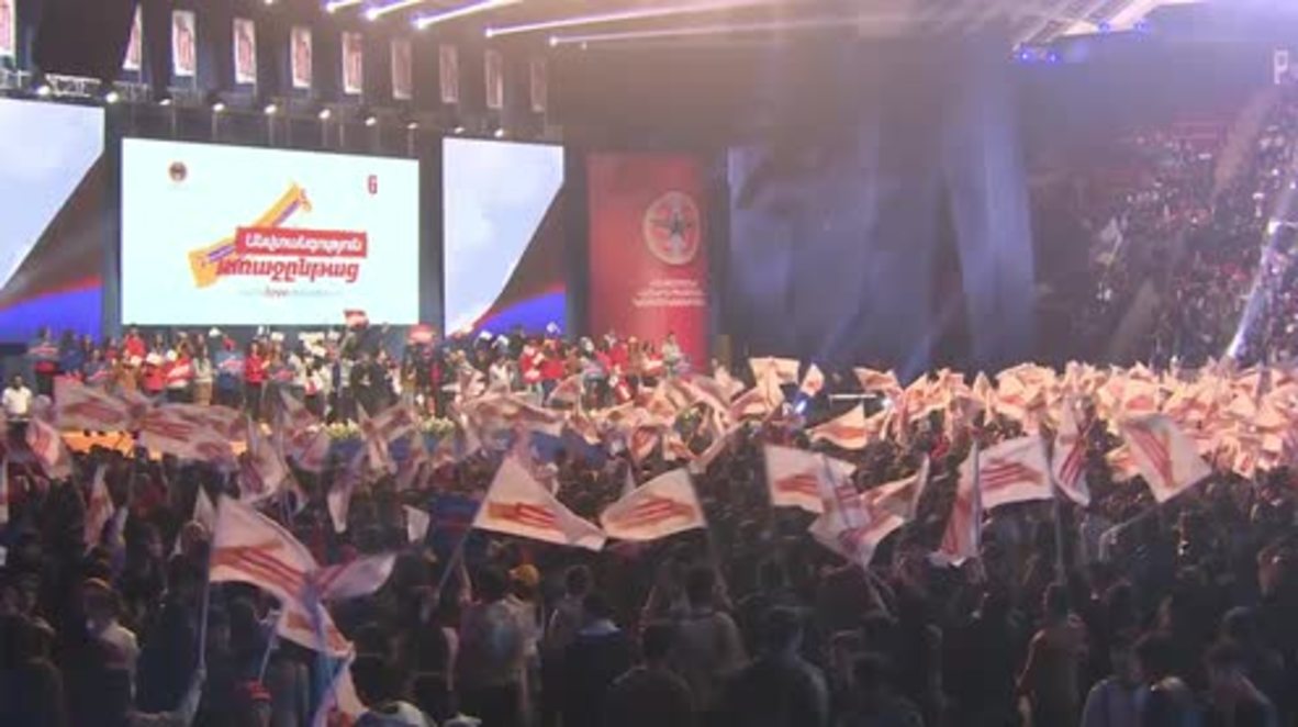 Armenia: Sargsyan stresses national security concerns in final campaign rally