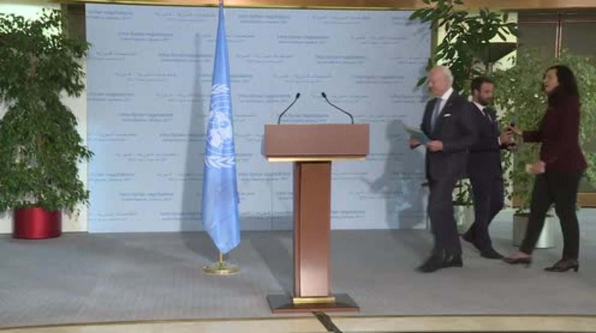 Switzerland: De Mistura rounds up Syria peace talks acknowledging more work needed