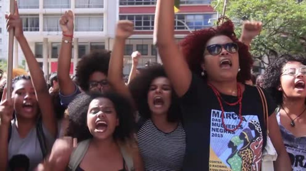 Brazil: Black Lives Matter protesters decry Temer’s austerity measures in Sao Paulo