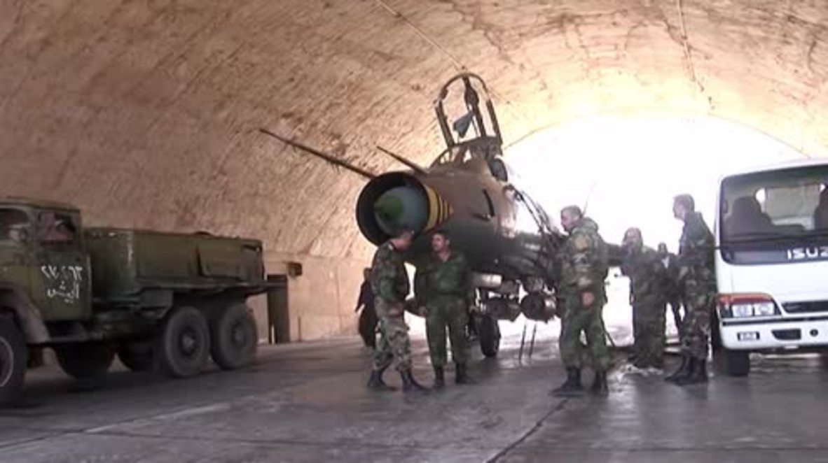 Syria: Archive of Shayrat airbase hit by US tomahawks strikes
