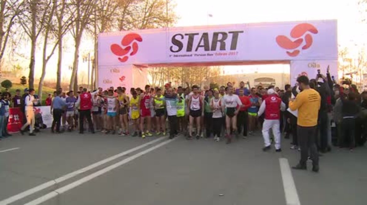 Iran: First ever International Iranian marathon held in Tehran