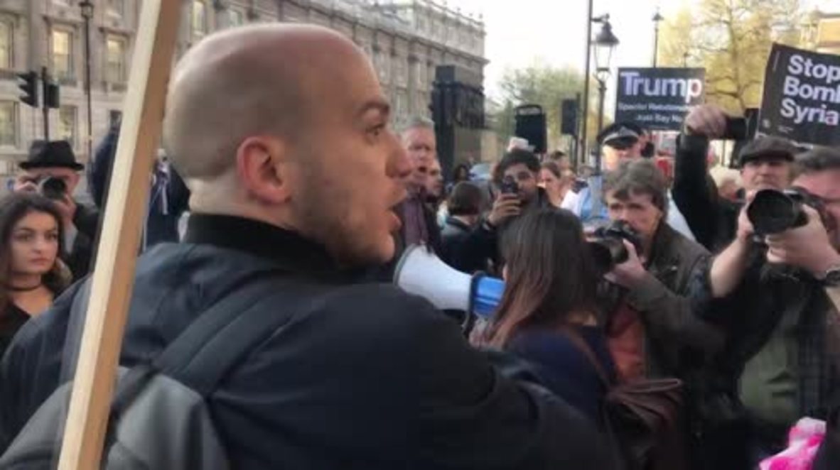 UK: Protesters say no to Trump’s Syria airstrike in London