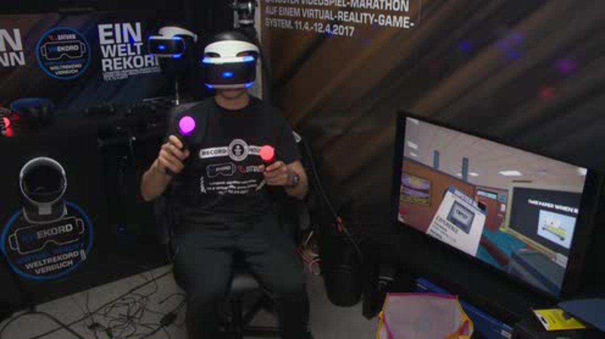 Austria: Game on! Man smashes Guinness World Record with longest ever VR marathon