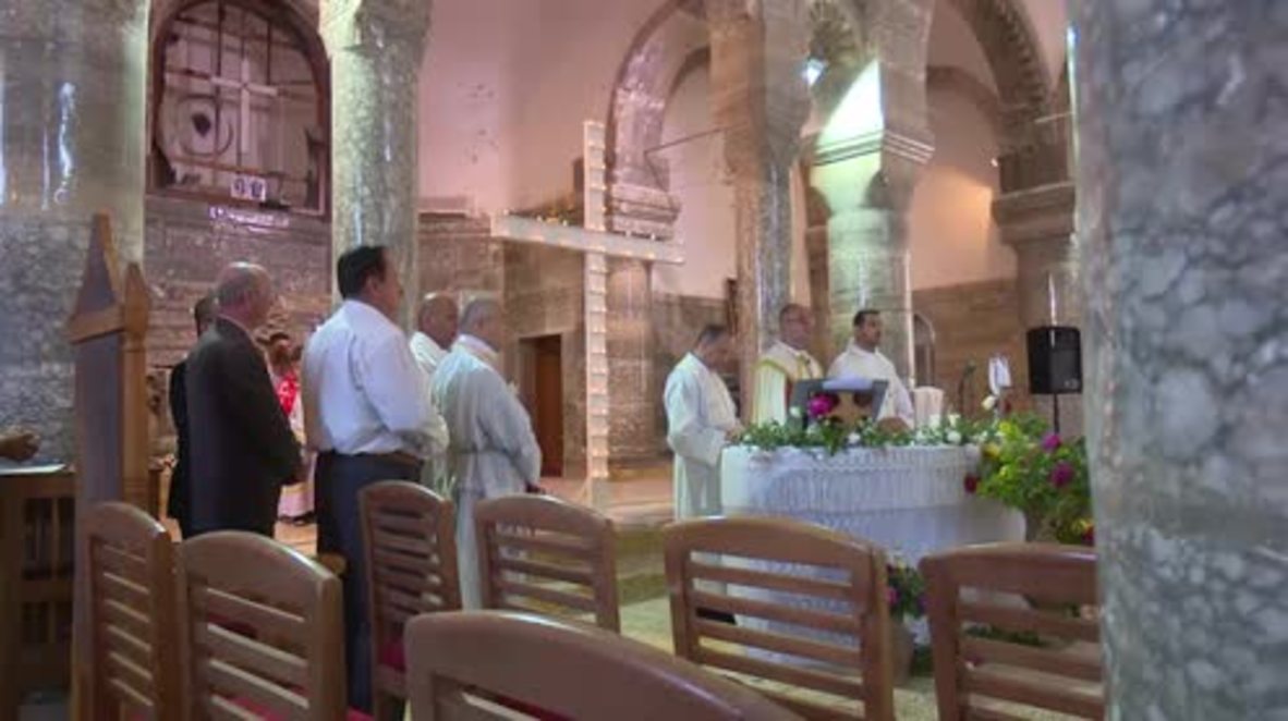 Iraq: Assyrian town Batnaya holds first Easter service in two years after IS occupation