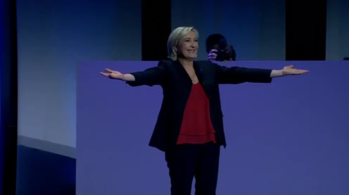 France: My candidacy is for the 'muscular' resurgence of French power - Le Pen