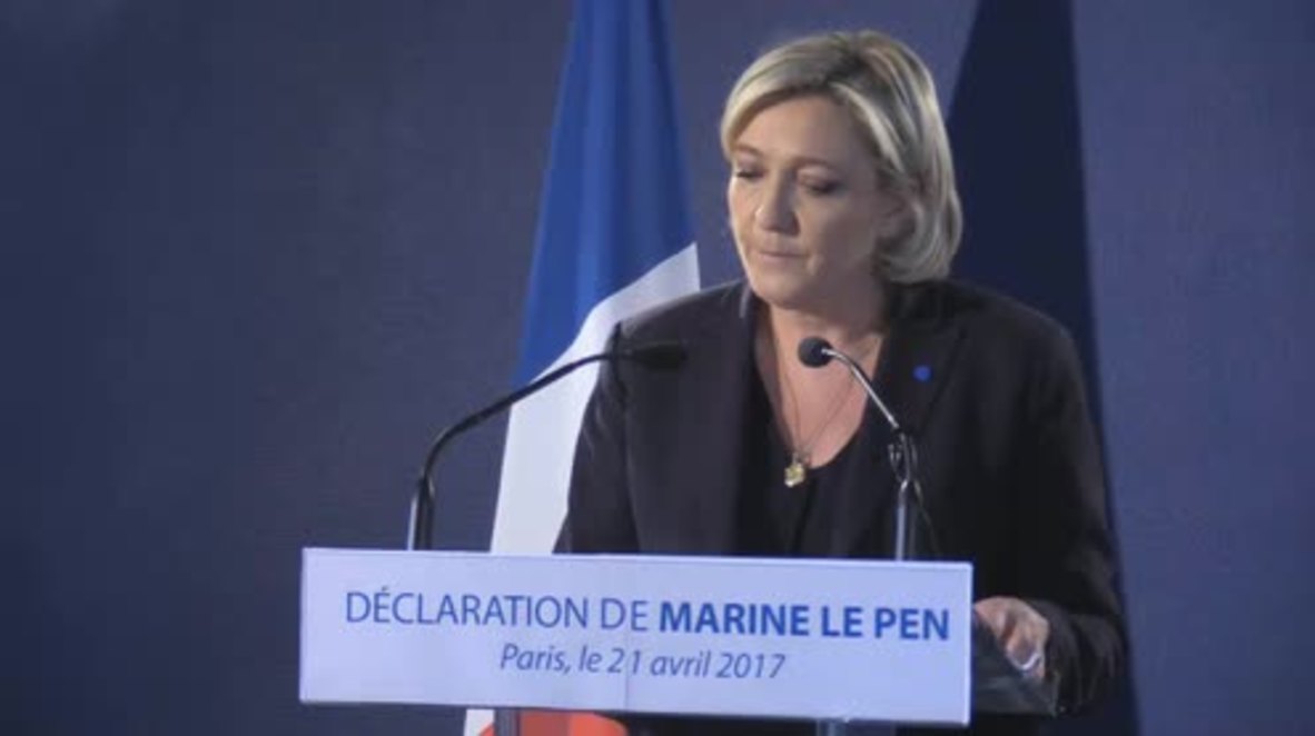 France: Le Pen calls for government to immediately reinstate national borders