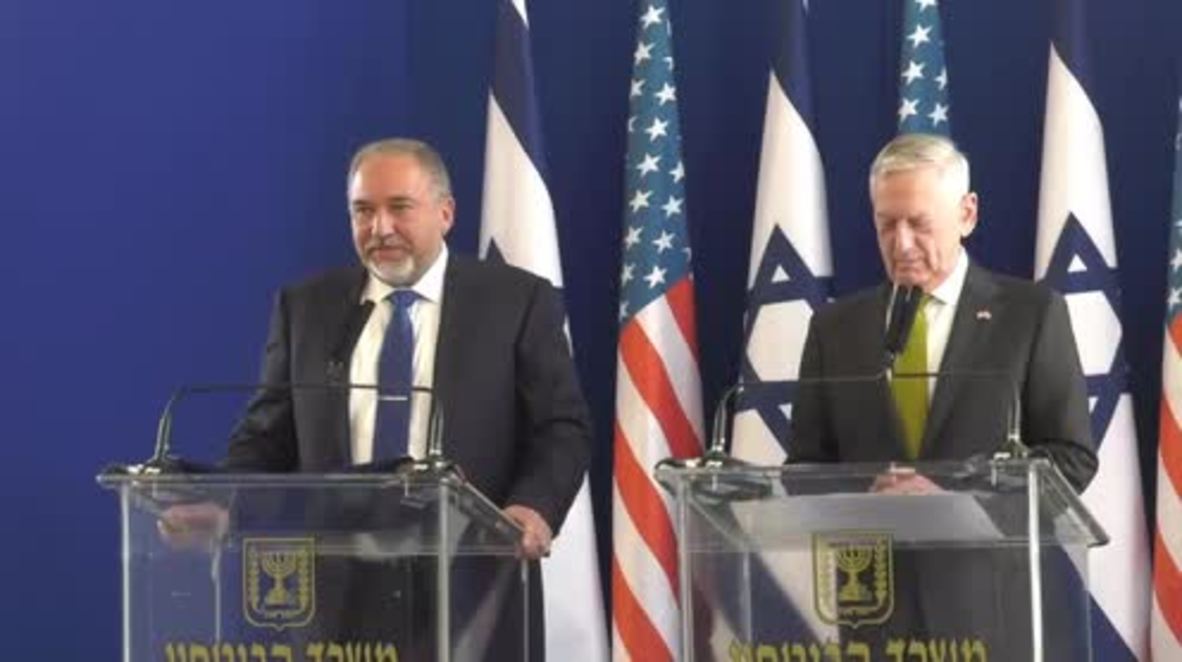 Israel: US-led coalition to 'methodically remove' IS - Mattis in Tel Aviv