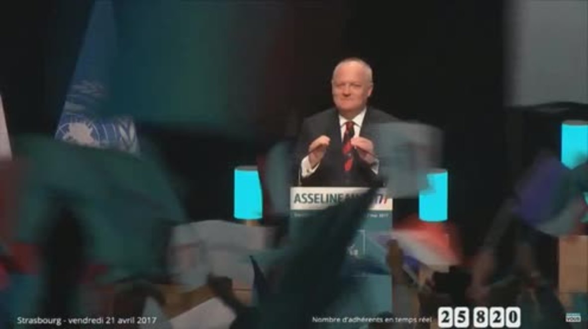 France: Presidential hopeful Asselineau holds rally despite Paris shooting