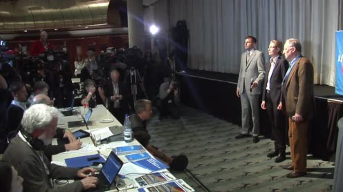 Germany: AfD’s new top candidates praise outgoing Petry in victory press conference