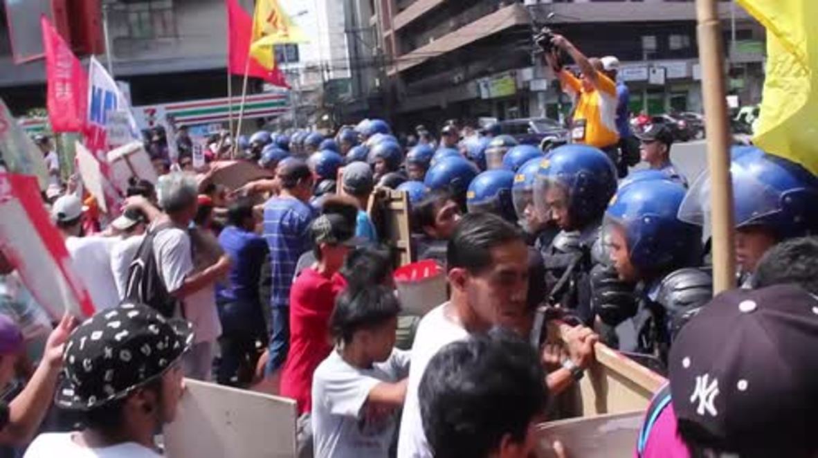 Philippines: Protesters rally against 'US imperialism' during ASEAN summit