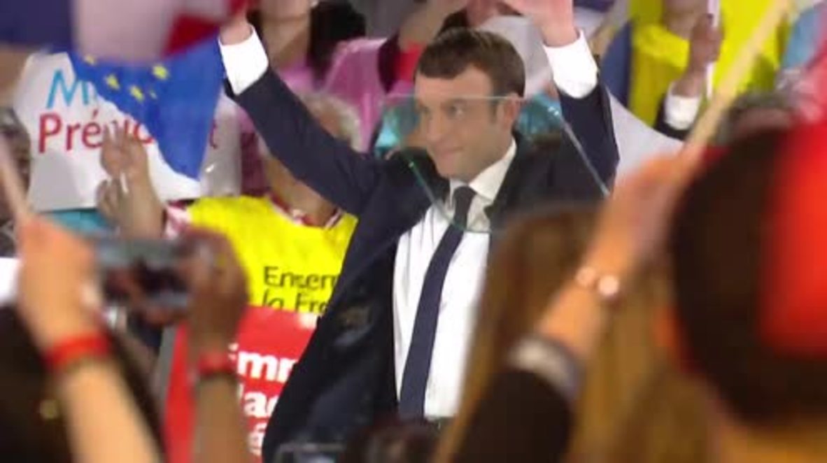 France: ‘Make her lose next Sunday’ – Macron rallies supporters in Paris