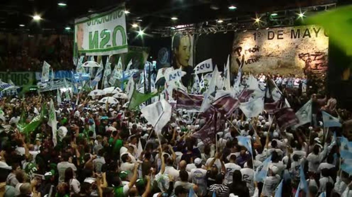Argentina: Thousands take part in May Day demonstration in Buenos Aires