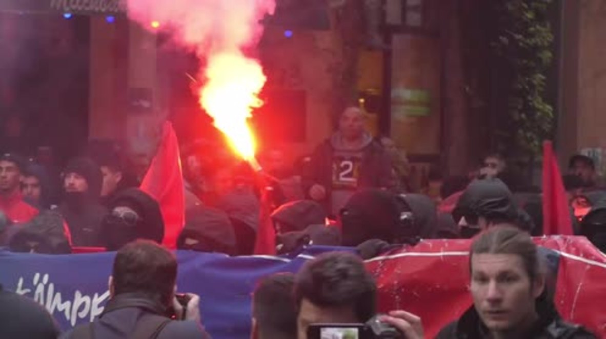 Germany: At least 40 arrests made as leftists mark May Day with annual protest in Berlin