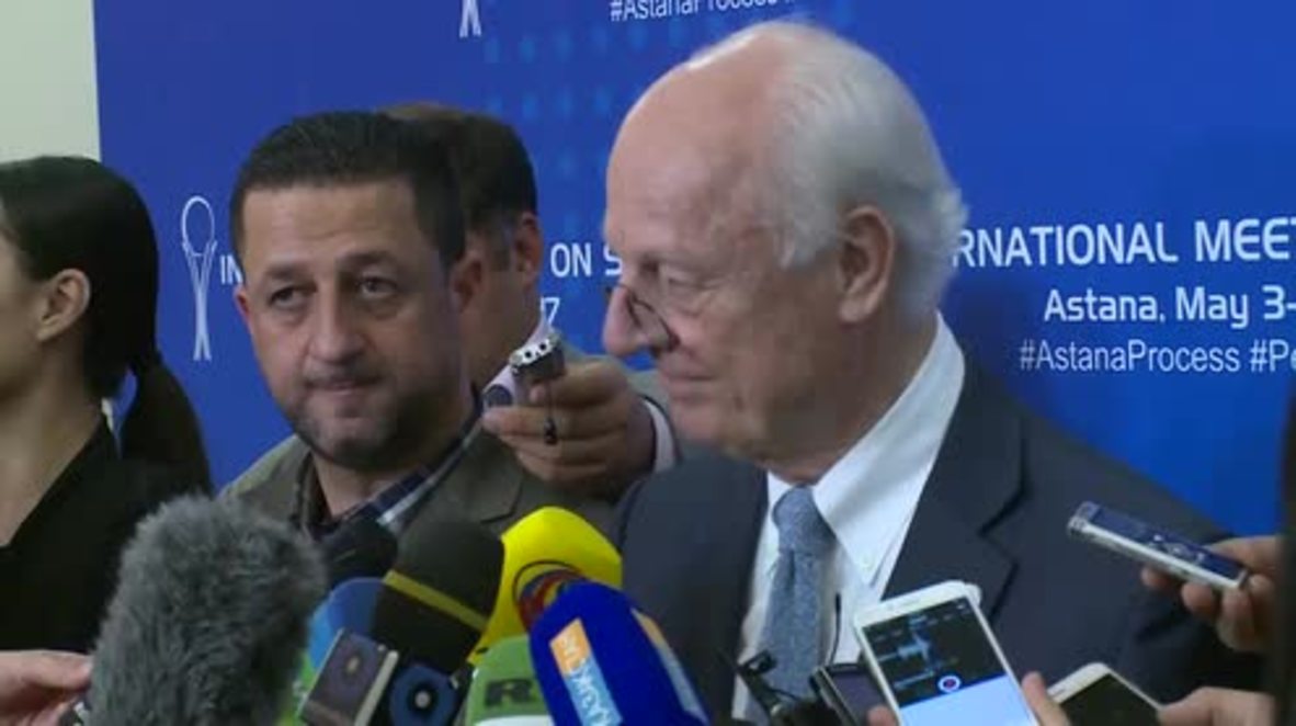 Kazakhstan: De Mistura hails Syria safe zones plan as 'an important step'
