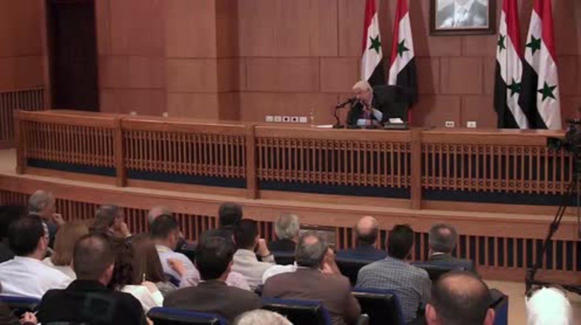 Syria: International forces under UN will not be allowed into safe zones - FM Muallem