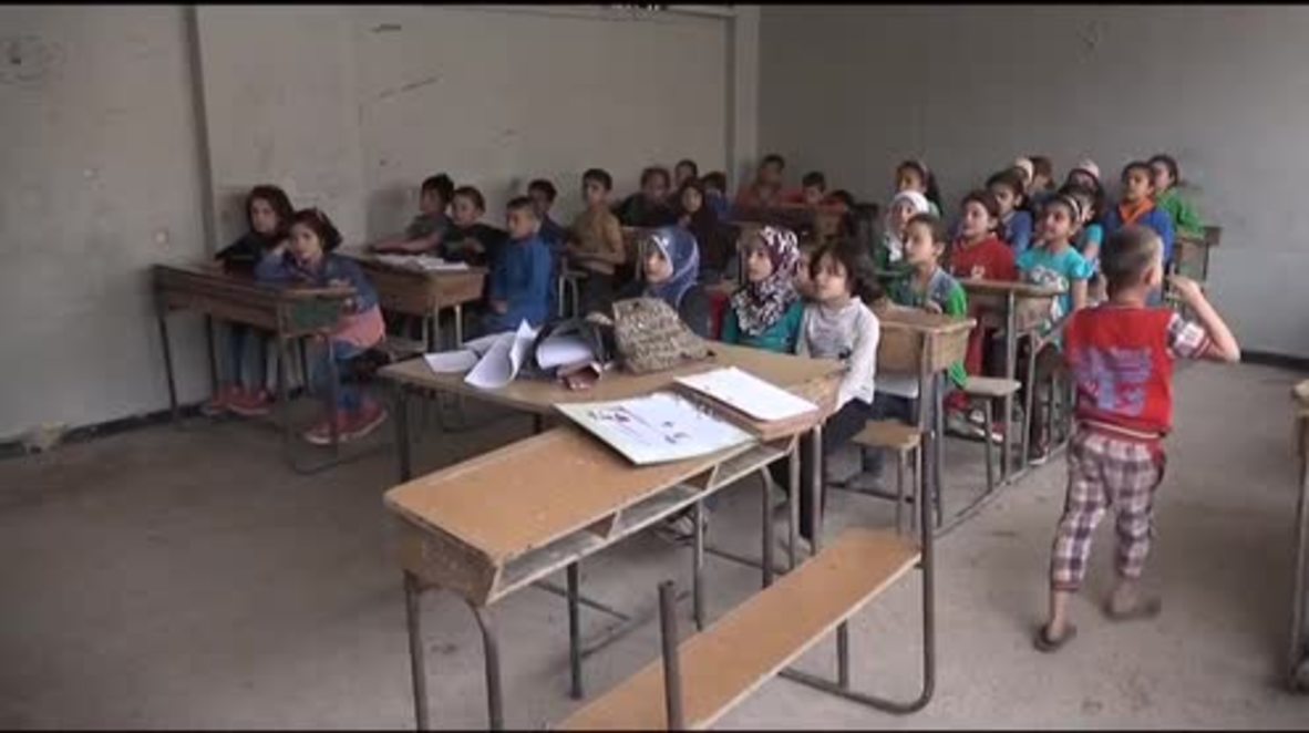 Syria: Classes resume at newly opened school in eastern Aleppo
