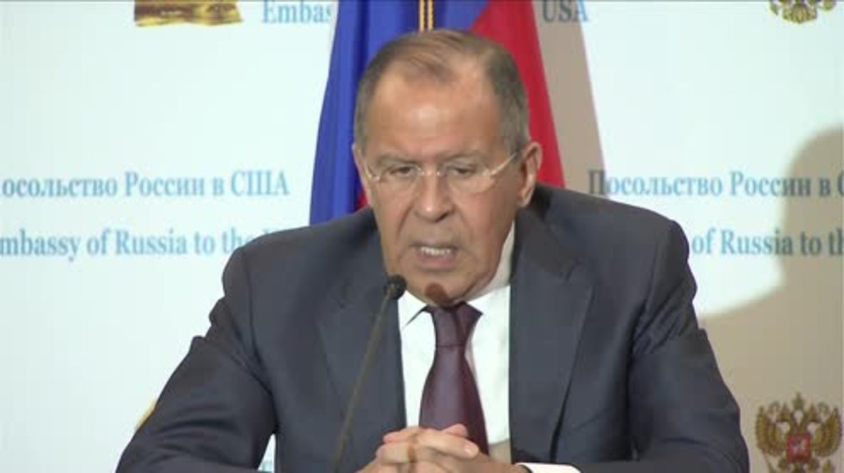 USA: 'We are all adults here!' Lavrov gets short with press over US-Russia allegations